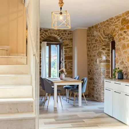 Mantineia Stone Villa-An Ethereal Getaway Megali Mantineia Exterior photo